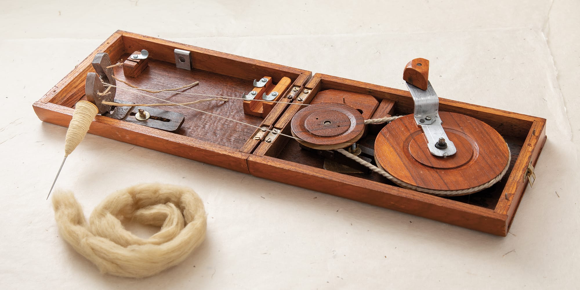 First Steps in Charkha Spinning