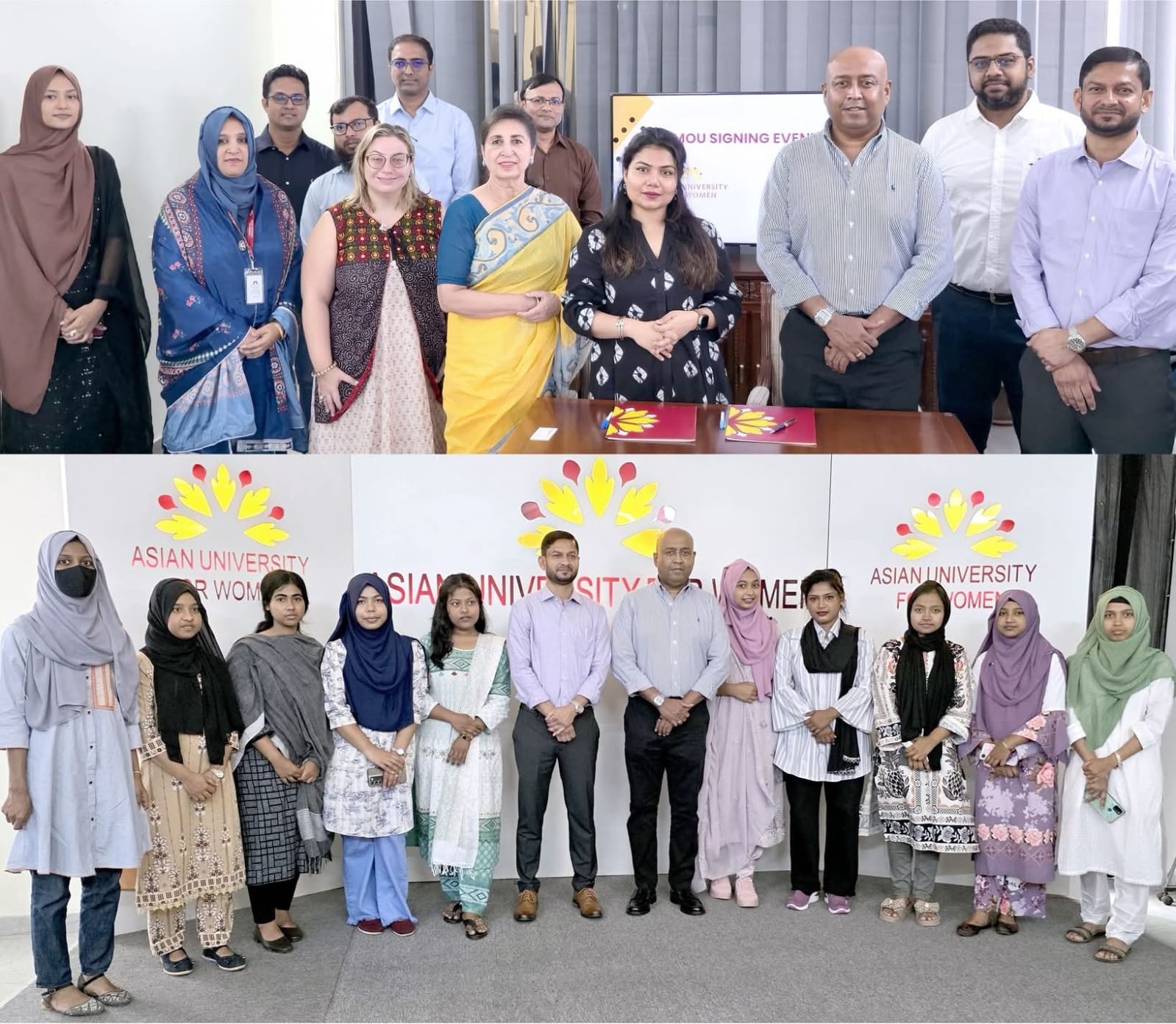 AUW Signs MoU with Hirdaramani Bangladesh – Kenpark &amp; Regency