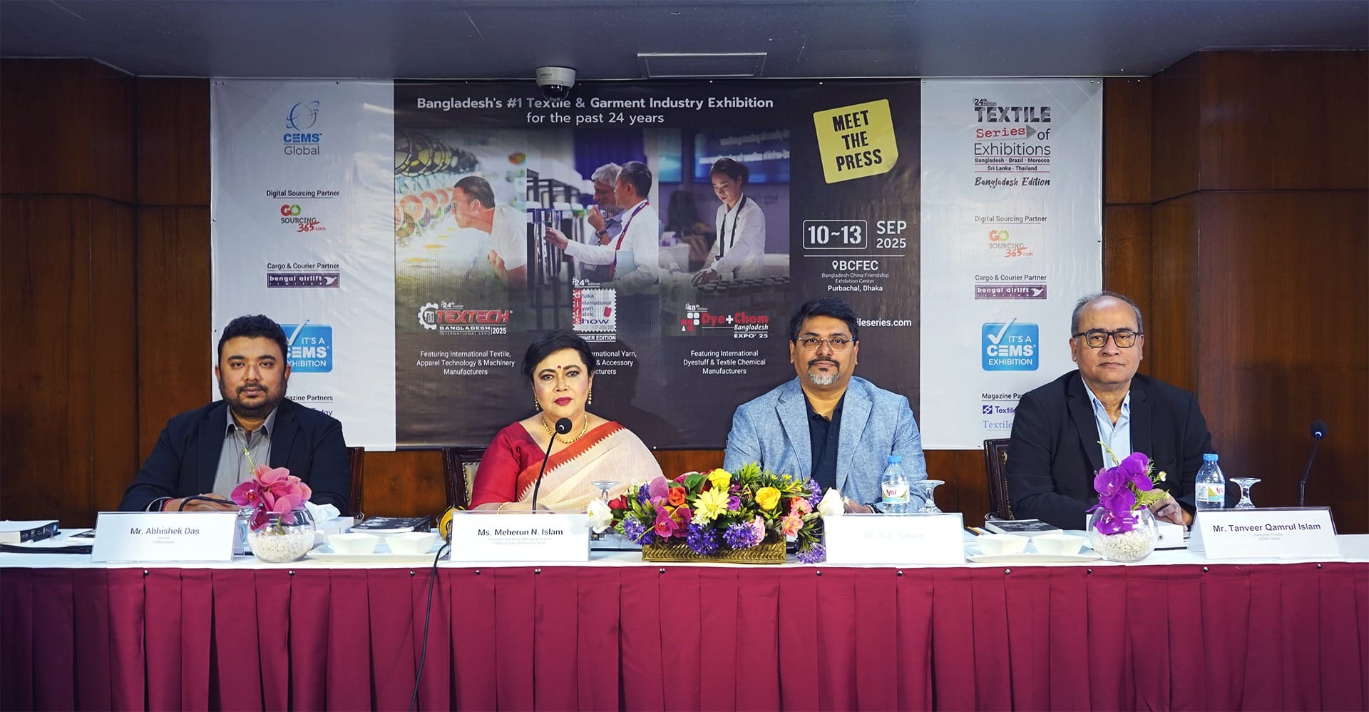 International Exhibition “24th Textile Series of Exhibitions 2025” begins on 10 September, organized by CEMS-Global