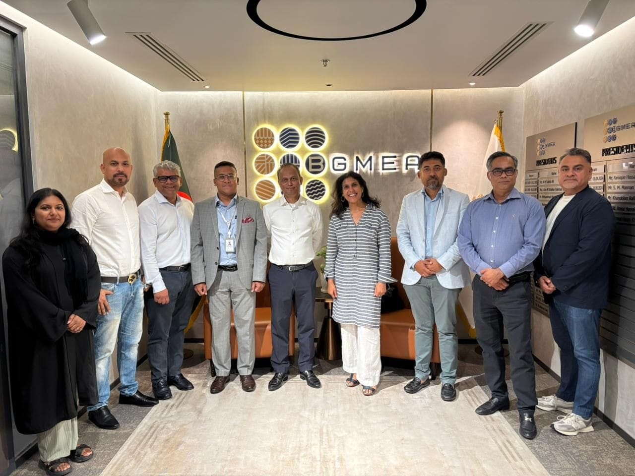 Nirapon and BGMEA discuss of RMG factory safety management systems