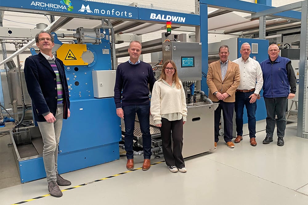 Monforts Montex with Baldwin TexCoat™ G4 technology now available for trials