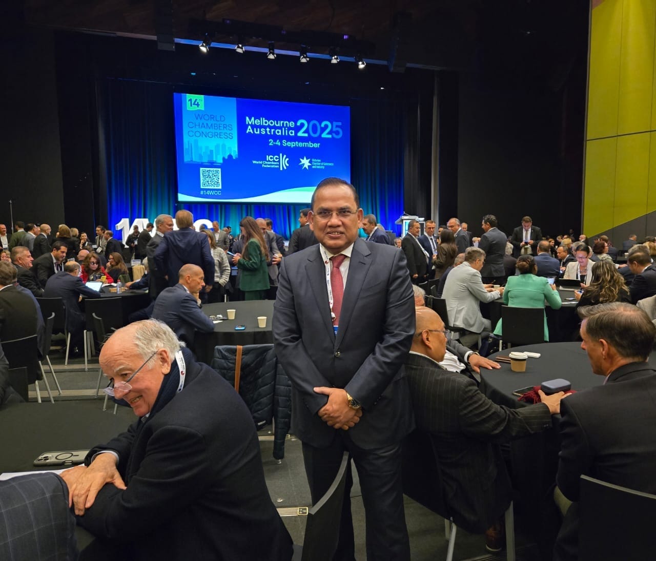 M. A. Jabbar, MD of DBL Group representing Bangladesh at the 14th World Chambers Congress 2025