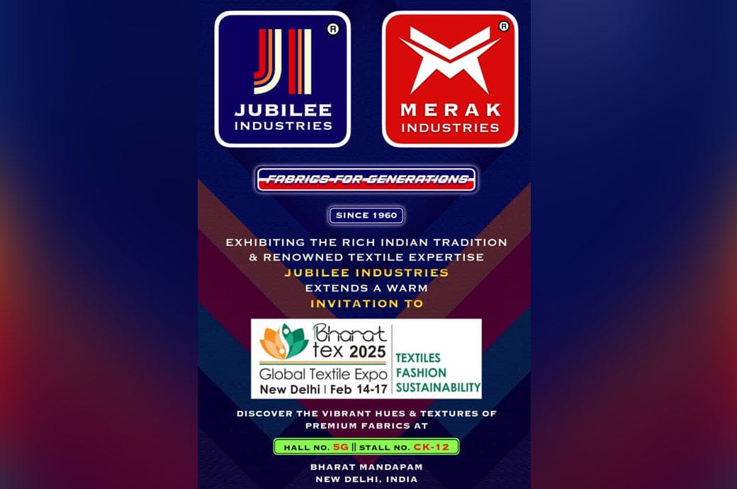 Jubilee Dyeing &amp; Printing Mills set to participate in Bharat Tex 2025