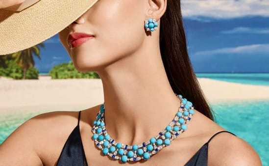 Turquoise as jewellery